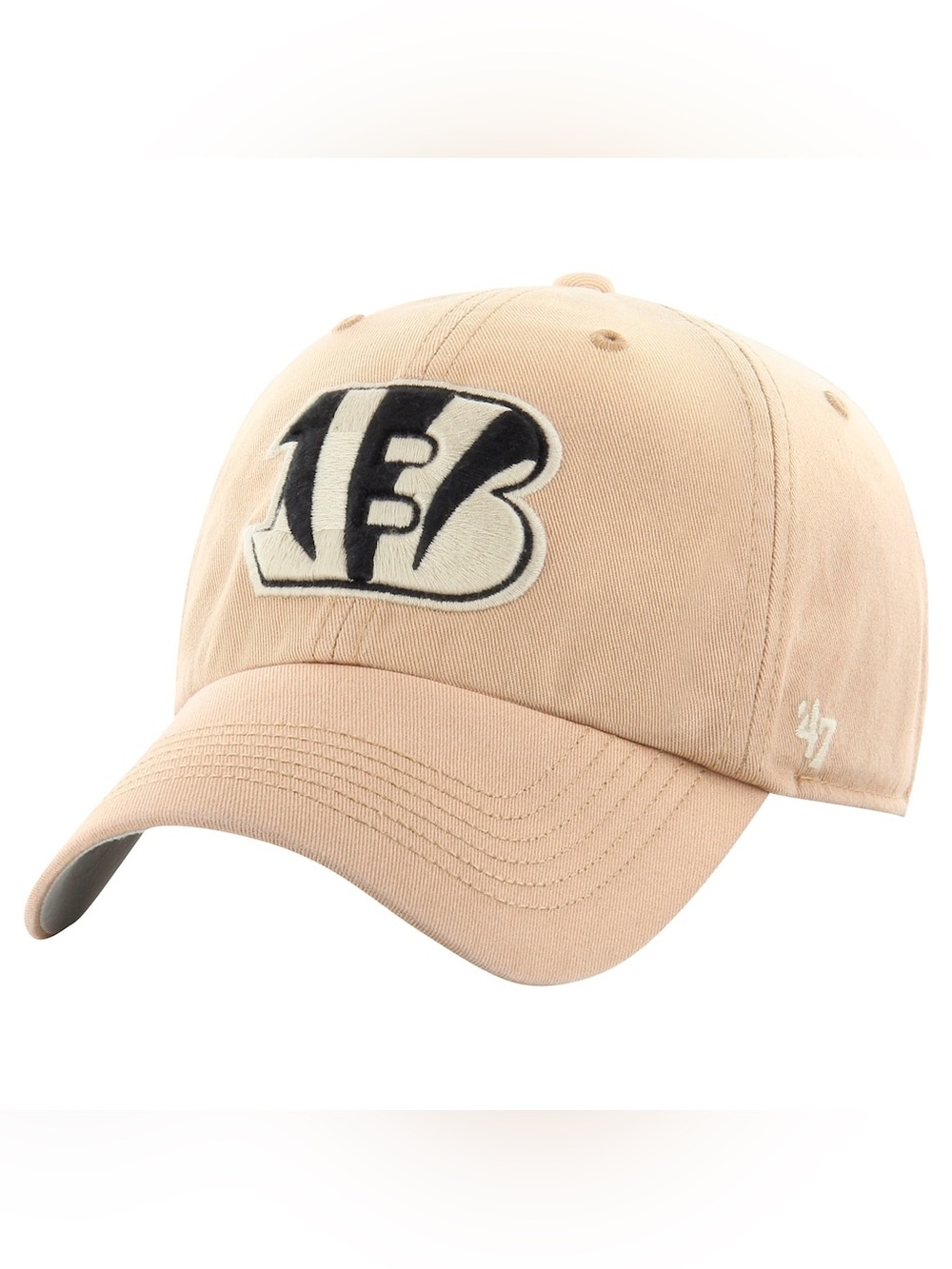 Men's '47 Khaki Cincinnati Bengals Hat, the perfect fit.